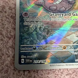 The Pokemon Company Greavard Holo Illustration Rare SV01 214/198 70 HP Basic EN - Image 2