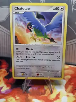 Pokemon TCG Chatot Majestic Dawn 55 Regular Common - Image 1
