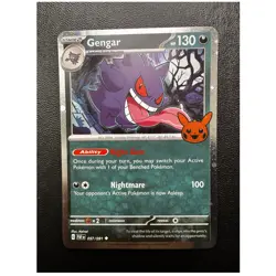 Pokemon Gengar 057/091 Trick or Trade Booster 2024 Cosmos Holo Stage 2 130 HP - Image 1