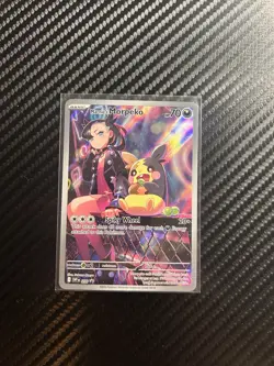 Marnie's Morpeko Pokemon Card SVP EN 206 TCG Trading Card Game - Image 1