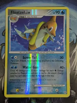 Floatzel 26/130 Diamond & Pearl REVERSE HOLO Rare Pokemon MP - Image 1