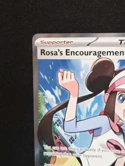 Rosa's Encouragement 114/088 Ultra Rare Full Art Perfect Order Pokemon NM - Image 3