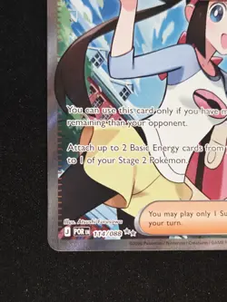 Rosa's Encouragement 114/088 Ultra Rare Full Art Perfect Order Pokemon NM - Image 5