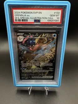 2024 Pokemon Black Star Promo Greninja EX Special Illustration Coll PSA 10 #132 - Image 1