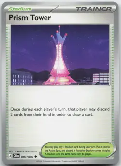 Prism Tower 080/086 Uncommon Chaos Rising Pokemon TCG NM - Image 1