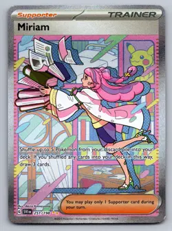 Miriam 251/198 Special Illustration Rare Scarlet & Violet Pokemon Holo Near Mint - Image 1
