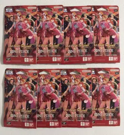 X8 One Piece TCG Heroines Edition EB-03 Sleeved Booster Pack English - SEALED - Image 1