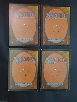4x Mountian Middle Chasm Portal Mixed Condition Basic Mana Land Red Magic MTG - Image 4