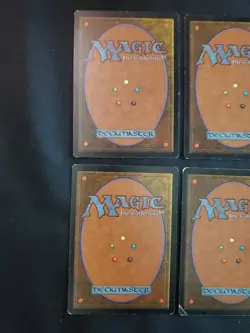 4x Mountian Middle Chasm Portal Mixed Condition Basic Mana Land Red Magic MTG - Image 5