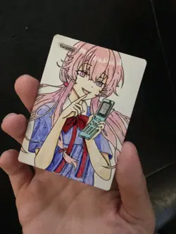 Magic MTG Altered Swamp / Land Card | Original Hand Painted & Color Anime Girl - Image 3