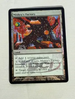 MTG FOIL Mishra's Factory Judge Promos Magic the Gathering - Image 1