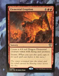 Elemental Eruption | Commander: Outlaws of Thunder Junction OTC | R 0027 NM MTG - Image 1