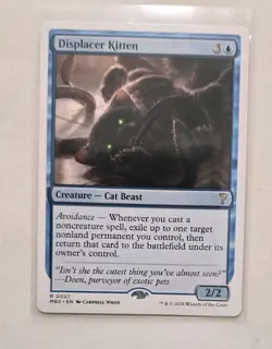 Displacer Kitten (White Border) MTG Mystery Booster 2 Non-Foil Near Mint - Image 1