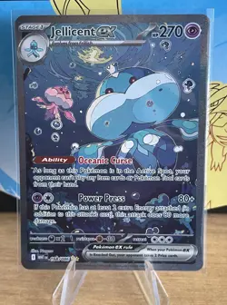 Jellicent ex 168/086 SV: White Flare - Pokemon Card - NM - Image 1