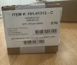 Pokemon TCG Scarlet & Violet Surging Sparks Box Booster Case - 6 Boxes 216 Packs - Image 3