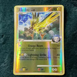 Pokemon TCG Zapdos G Reverse Holo Rare Card 12/99 Arceus 2009 Basic HP90 - Image 1
