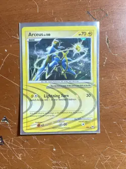 Pokemon TCG Arceus Arceus AR3/9 Holo Holo Rare - Image 1