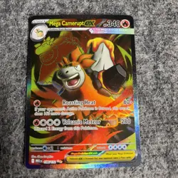 Pokemon Mega Evolution #156/132 Camerupt ex -full Art Holo Double Rare / - Image 1