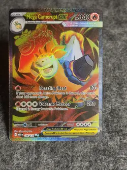 Pokemon Mega Evolution #156/132 Camerupt ex -full Art Holo Double Rare / - Image 4
