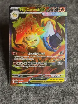 Pokemon Mega Evolution #156/132 Camerupt ex -full Art Holo Double Rare / - Image 5
