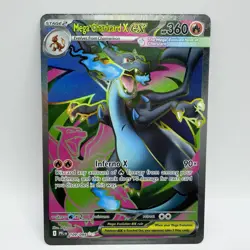 Mega Charizard X EX 109/094 Pokemon ME02: PFL Ultra Rare Holo 2025 NM - Image 1