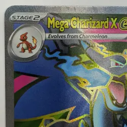 Mega Charizard X EX 109/094 Pokemon ME02: PFL Ultra Rare Holo 2025 NM - Image 3