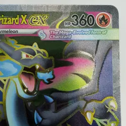 Mega Charizard X EX 109/094 Pokemon ME02: PFL Ultra Rare Holo 2025 NM - Image 4
