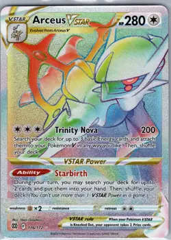 Arceus VSTAR (Secret) 176/172 SWSH09: Brilliant Stars - Pokemon Card - NM - Image 1