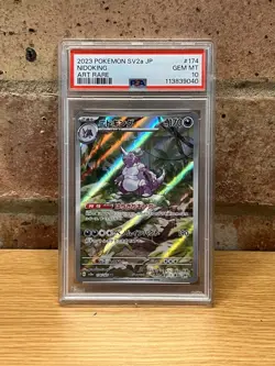 2023 Pokemon Japanese 151 Nidoking AR 174/165 Art Rare PSA 10 Mint SV2a - Image 1