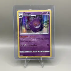 GENGAR 085/202 (PRINT ERROR) HOLO R SWORD & SHIELD POKEMON NM/M GENGAR - Image 1