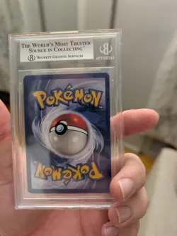 Pokemon 1999 Pikachu Base Set 58/102 Red Cheeks Error Shadowless BGS 8.5 - Image 2