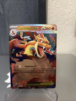 Pokemon Mega Charizard Y ex 022/217 Ascended Heroes Double Rare Holo English - Image 1