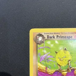 Dark Primeape 43/82 Team Rocket 1st Edition Pokemon TCG Card Near Mint - Image 3