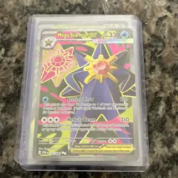 Pokemon Mega Starmie EX 102/088 Full Art Perfect Order Card - Image 1