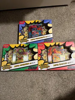 Pokemon TCG Ascended Heroes EX Box Set (Set Of 3) New Sealed - Image 1