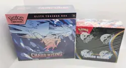 X1 Pokemon Card Chaos Rising Booster Box and X1 Pokemon Card Chaos ETB - Image 1