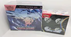X1 Pokemon Card Chaos Rising Booster Box and X1 Pokemon Card Chaos ETB - Image 2