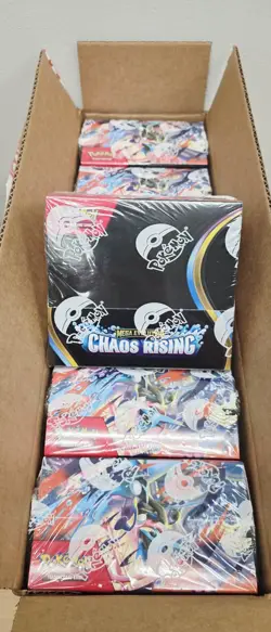 X1 Pokemon Card Chaos Rising Booster Box and X1 Pokemon Card Chaos ETB - Image 4