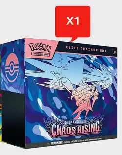 X1 Pokemon Card Chaos Rising Booster Box and X1 Pokemon Card Chaos ETB - Image 5