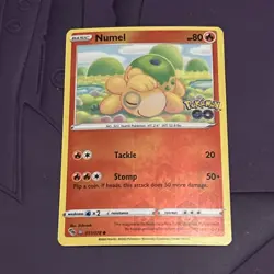 Numel (Peelable Ditto) - Pokemon GO (PGO) 013/078 (Near Mint) - Image 1