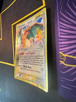 Pokemon Card Charizard 4/100 Reverse Holo Delta Species 052🔥HP🔥 - Image 2