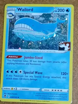 Wailord 038/195 Holo Uncommon Prize Pack Series Cards Pokemon Holo LP - Image 1