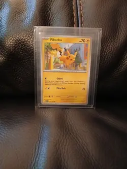 Pokemon tcg Pikachu Lot of 4 Cards w/1 25th Anniversary Pikachu Card Frame Mint - Image 4