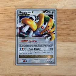 Pokemon TCG Regigigas LV.X Black Star Promotional DP30 Holo Card Rare - Image 1
