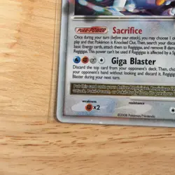 Pokemon TCG Regigigas LV.X Black Star Promotional DP30 Holo Card Rare - Image 2