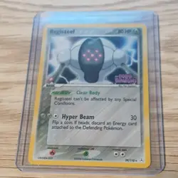 Pokemon Registeel Holon Phantoms 29/110 2006 80 HP Hyper Beam Card - Image 1