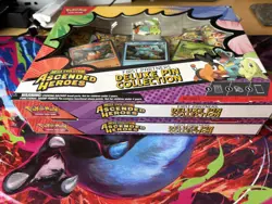 2x Pokemon TCG Ascended Heroes Deluxe Pin Collection First Partners Sealed New - Image 2
