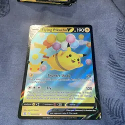 Pokemon TCG Flying Pikachu v Celebrations Holo Ultra Rare Card 006/025 - Image 1