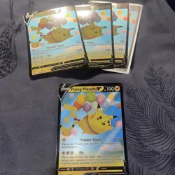 Pokemon TCG Flying Pikachu v Celebrations Holo Ultra Rare Card 006/025 - Image 3