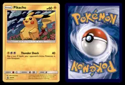 PIKACHU - SM206 HOLO PROMO SUN & MOON PROMO POKEMON TCG NM - Image 3